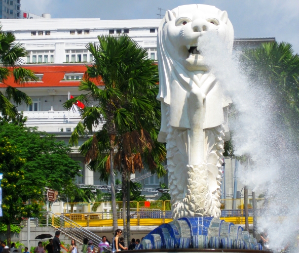 Singapur, die Stadt des Merlion